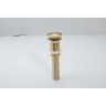 Раковина накладная GAPPO GX201-3 сатин золотой